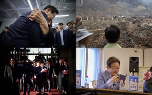여러 말보다 사진 한장…테러 제보 속 이재명의 승부수는 '모바일 퍼스트'