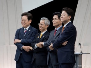 이재명 49% vs 김문수 37% vs 이준석 10% - 리얼미터