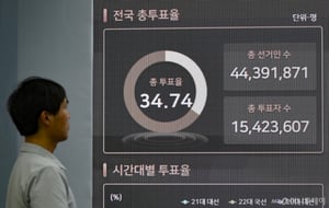 사전투표율 34.74%…민주당 "국민의 투표가 더 필요하다"