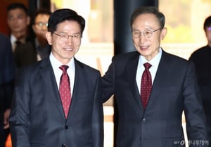 박근혜 '부울경'·이명박 '청계천' 출격…'2번 김문수' 지지 호소