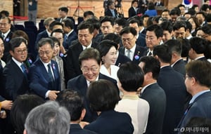野김용태 "선거법·대법관 증원법에 우려" 끄덕인 이재명 대통령