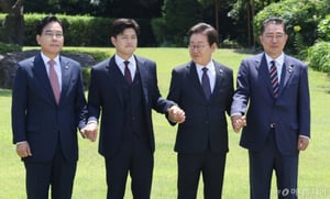 송언석 "원구성, 결자해지"·김용태, A4용지 작심발언…李 '무응답'