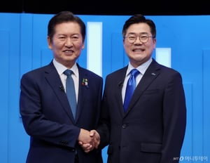 박찬대 "이 대통령 눈빛만 봐도 알아"…정청래 "난 안 봐도 다 알아"