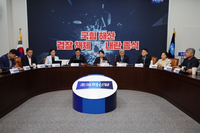 조국혁신당, 중앙당·사무처 조직개편…"전문성·직무 고려"