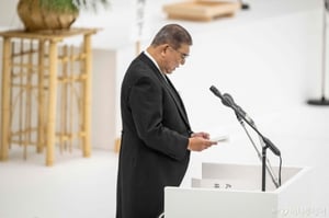 이시바 일본 총리 "전쟁 반성"···대통령실 "주목하고 있어"