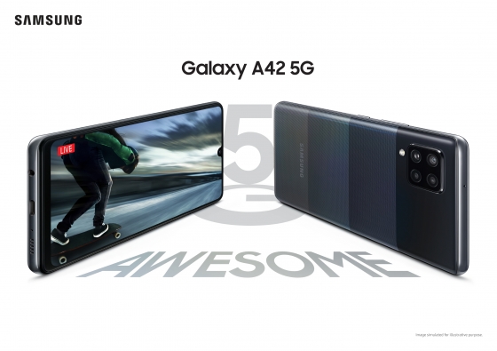 Samsung Electronics launches’Galaxy A42 5G’ on the 12th!