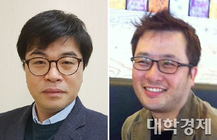왼쪽부터 이석 시사저널 취재2팀장, 서민호 국민일보 시사 만화가