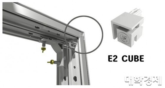 E2 CUBE 모형 / 사진=라포애드