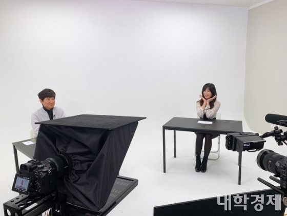올댓비젼 '제품 리뷰 영상' 촬영 현장
