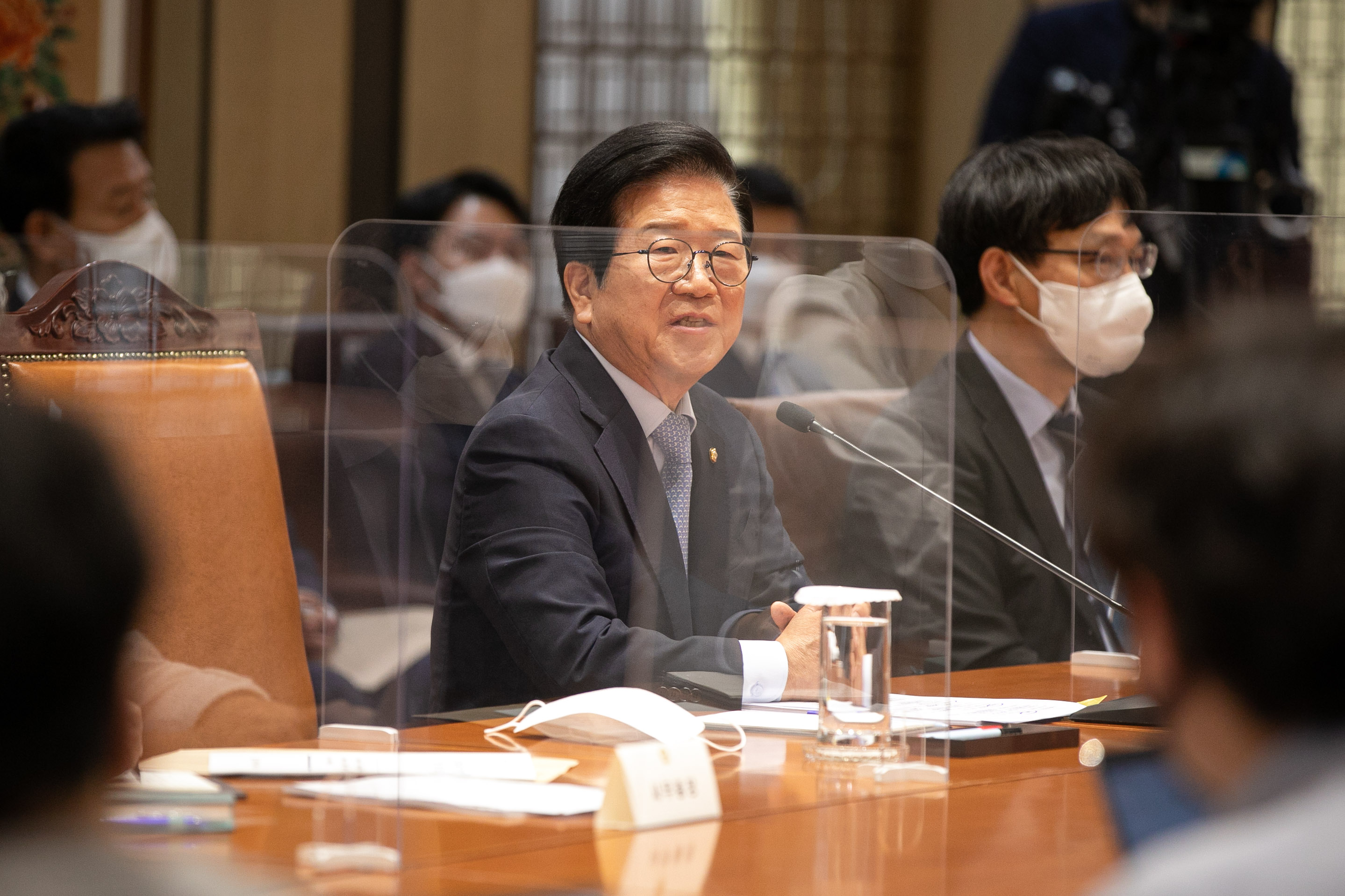 퇴임 앞둔 박병석 의장 "국민 분열의 적대적 정치 청산해야"